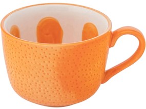 Altom Zestaw ceramicznych kubków jumbo Tropicanapomarańczowych 470 ml, 2 szt.