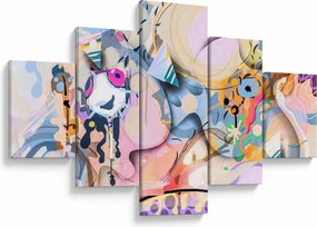 Obraz - Abstrakcja bajki (125x70 cm)