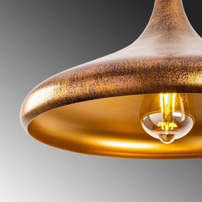 Lampa wisząca Barek - 11545, miedziana