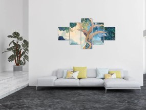 Obraz – Kosmiczne drzewo (125x70 cm)