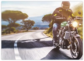 Obraz - Motocyklista (70x50 cm)