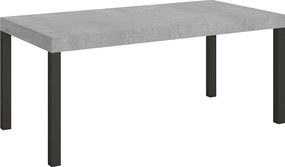 Stół rozkładany 200/304x90 cm Everyday cementu nogi antracytowe