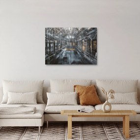 Obraz wnętrza starego budynku (70x50 cm)
