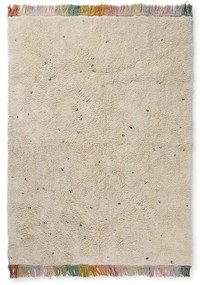 Kremowy bawełniany dywan dziecięcy tkany ręcznie odpowiedni do prania 170x240 cm Stardust – Lorena Canals