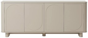 Kredens 4-drzwiowy - Taupe - BRISTANA