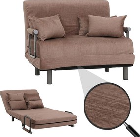 Fotel z funkcją spania MCW-K29, brązowy