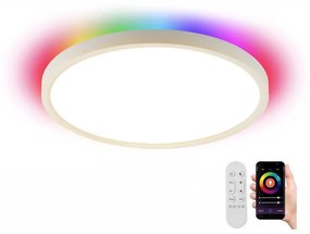 Immax NEO 07169-W60 - LED RGB Oświetlenie ściemnialne TUDO 65W/230V Wi-Fi Tuya + pilot