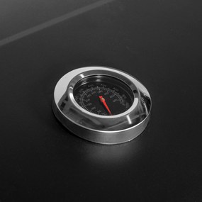 Outsunny Grill węglowy Smoker BBQ-Smoker, 1 półka, 1 uchwyt na ręcznik, 2 ruszty grillowe, 113 cm x 65 cm x 108 cm, Czarny