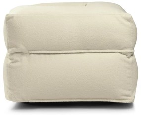 Kremowy worek do siedzenia z materiału bouclé Sofa MooG – SLOWDOWN