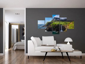 Obraz - Wodospad Múlafossur (125x70 cm)