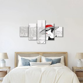 Obraz  - Dama w mieście (125x70 cm)