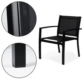 Zestaw mebli ogrodowych Aruba - 2 fotele, sofa, stolik, nowoczesne meble na taras i balkon