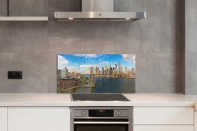 Panel szklany do Kuchni Most i Panorama Metropolii