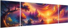 Obraz - Magiczny świat (170x50 cm)