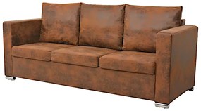 3-osobowa sofa i fotel do salonu - Lemis