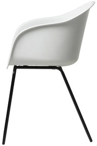 Białe krzesło Unique Furniture Topley
