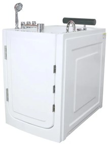 Wanna z hydromasażem i drzwiami - 1 miejsce siedzące - 220 l - 101,5 x 69 x 99 cm - BARUVA