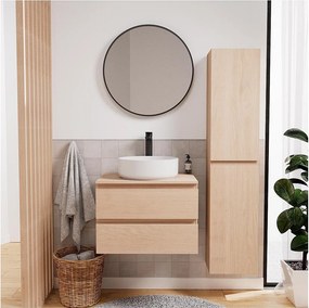 Zestaw umywalkowy 60 cm + umywalka + bateria + lustro + kolumna SORRENTO