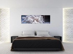 Obraz - Śnieżnobiałe drzewo (170x50 cm)