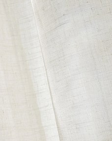Zasłona na taśmie marszczącej 1 szt. kolor beżowy tkanina półprzezroczysta, strukturalna