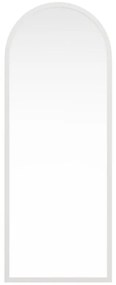 Lustro łukowe dużych rozmiarów z drewna paulowni - szer. 65 x wys. 170 cm - Biały - SHANGI