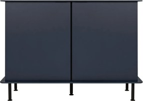 Ciemnoniebieska komoda z otworem na kable 120x88x50 cm Suumo – noo.ma