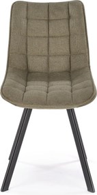Krzesło do jadalni K549 Halmar z przeszyciami na siedzisku