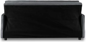 Sofa z Funkcją Spania STELLA Rozkładana Wersalka Dwuosobowa Szara Nowoczesna do Salonu