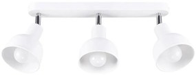 Biała potrójna lampa sufitowa reflektorowa - A624 F4-L59