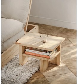 Stolik z litego drewna sosnowego 34x45 cm Japan – Karup Design