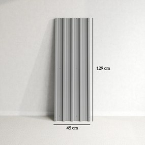 Outsunny 12 szt. blach trapezowych 129x45cm 7m² ocynkowana blacha dachowa 0,25 mm odporna na warunki atmosferyczne Jasnoszary | Aosom PL