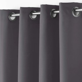 Ciemnoszara zasłona 140x180 cm Essentiel – douceur d'intérieur