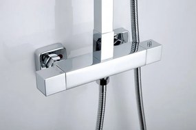 Zestaw prysznicowy SEDAL z termostatem 8921C BasicKolumna prysznicowa - bez głowicy deszczowej