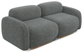 Szara sofa modułowa 190 cm Ailani – Makamii