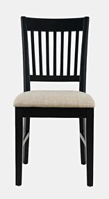 Krzesło czarne kremowe Avola AV275-370 46x94x53,5 cm