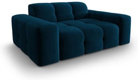Ciemnoniebieska aksamitna sofa 156 cm Kendal – Micadoni Home
