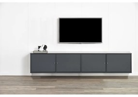 Antracytowa komoda pod TV Mistral 233