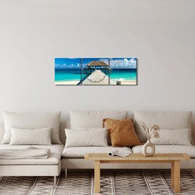 Obraz - Molo (z zegarem) (90x30 cm)
