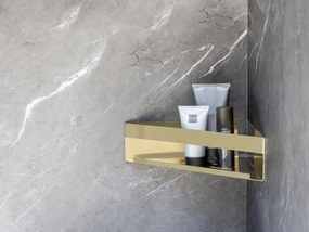 Półka ścienna narożna, stal nierdzewna, Genova, WENKO