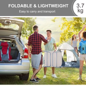 Outsunny Leżak ogrodowy wypoczynkowy składany 4 kolory Kremowy komfort i styl | Aosom PL