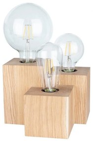 Spot-Light 2276374 - Lampa stołowa VINCENT 3xE27/15W/230V dąb