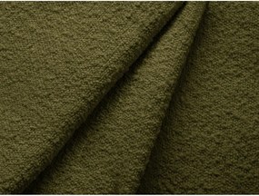 Zielone tapicerowane łóżko jednoosobowe ze schowkiem ze stelażem 90x200 cm Jodie – Micadoni