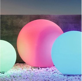 Eglo 98108 - Lampa zewnętrzna LED RGBW MONTEROLO-C LED/9W/230V IP65 śr. 600 mm