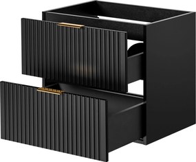 Szafka podumywalkowa czarna mat 60 x 46 cm ASTROS Black