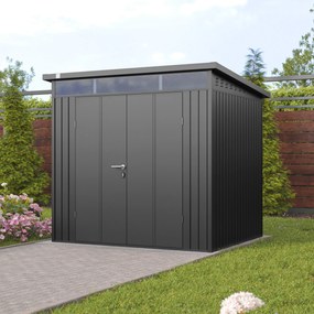 PRIMEYARD 210 x 180 cm Domek narzędziowy, ciemnoszary metalik (umbra) - (GFPV00974)