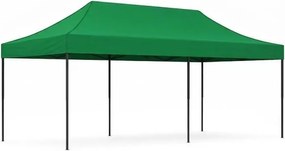 Pawilon ogrodowy 6x3 m zielony FGC9 - namiot eventowy automatyczny, regulowana wysokość