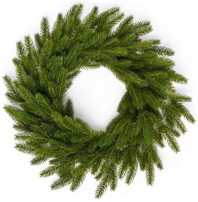 Wianek bożonarodzeniowy 100% PE Świerk Alpejski 50cm