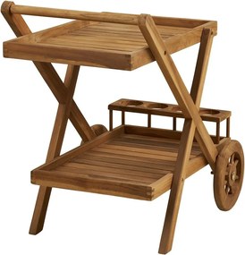 Barek na kółkach z litego drewna 50x86 cm Pasaku – House Nordic