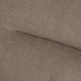 Szarobrązowy fotel z tkaniny szenilowej Classic – Ixia