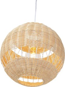 Lampa wisząca rustykalna z rattanu - Rattan